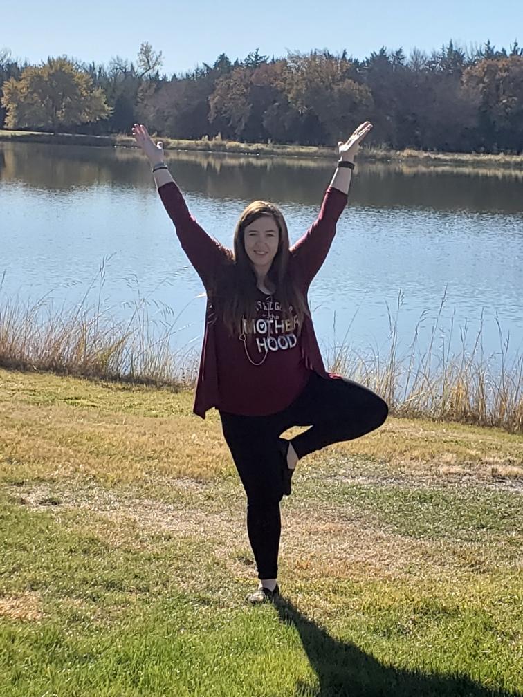 2018 Retreat Jessica Yoga Pose
